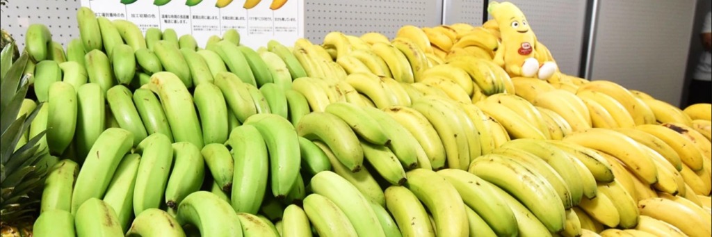 バナナの食べごろを表す皮の色